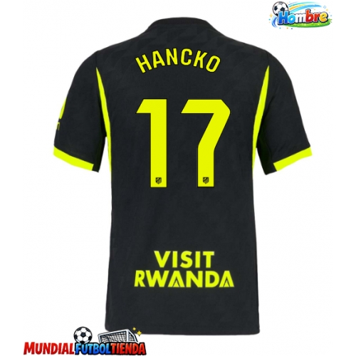 Camiseta Atletico Madrid David Hancko #17 Segunda Equipación Replica 2026-27 mangas cortas